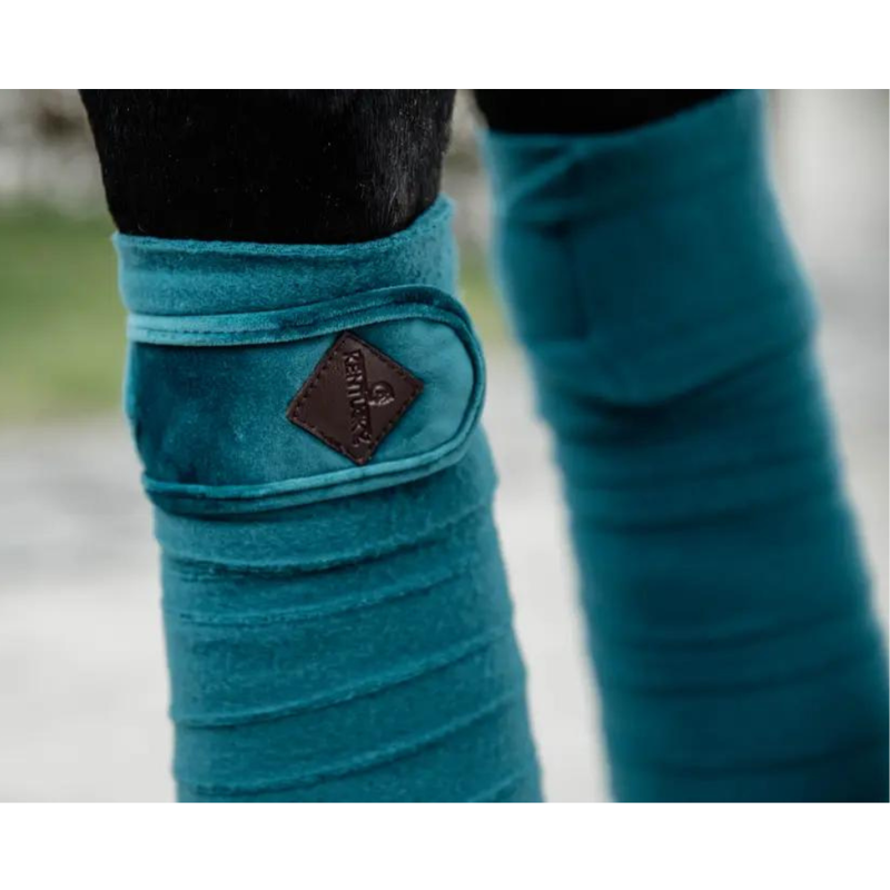 Kentucky Velvet Polar Fleece Bandages Emerald-2